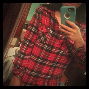 Red flannel shirt